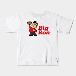 Big Ron - Ron Swanson The Hamburger Cook-Off King Kids T-Shirt